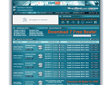 Tablet Screenshot of buyabeat.com